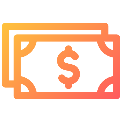 Banknote Generic gradient outline icon