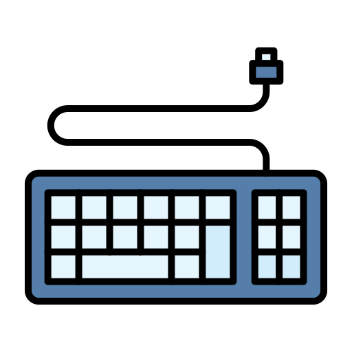 Keyboard Generic color lineal-color icon