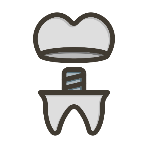 歯冠 Generic color lineal-color icon