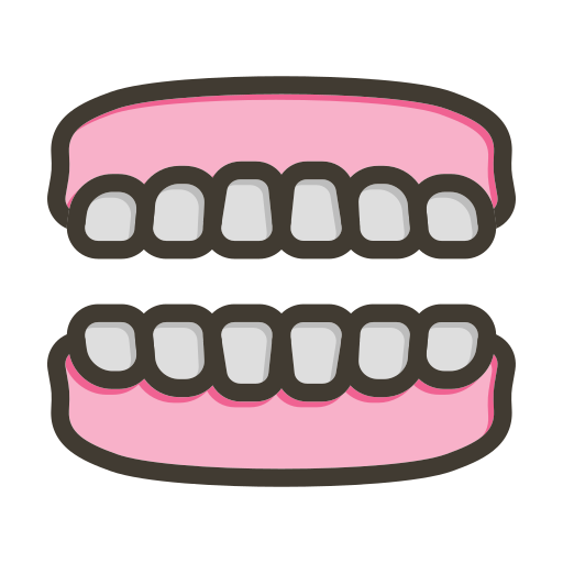 入れ歯 Generic color lineal-color icon