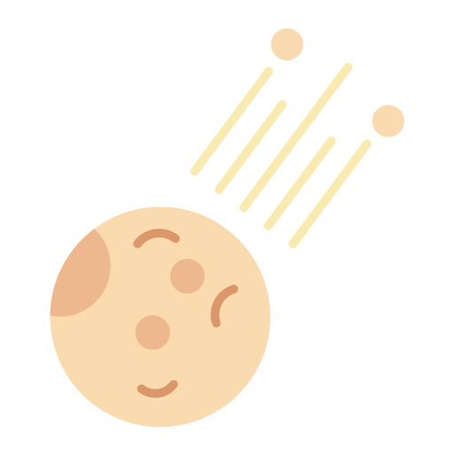 Asteroid Generic color fill icon