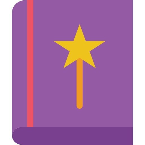 Spell book Generic color fill icon