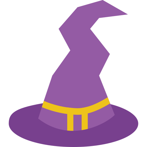 sombrero de bruja Generic color fill icono