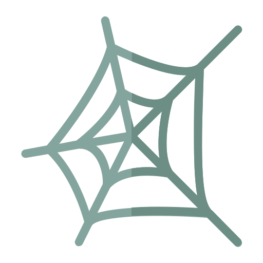 蜘蛛の巣 Generic color fill icon