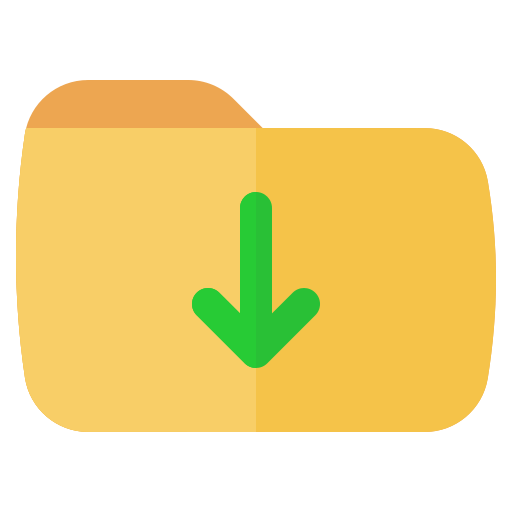 Download folder Generic color fill icon