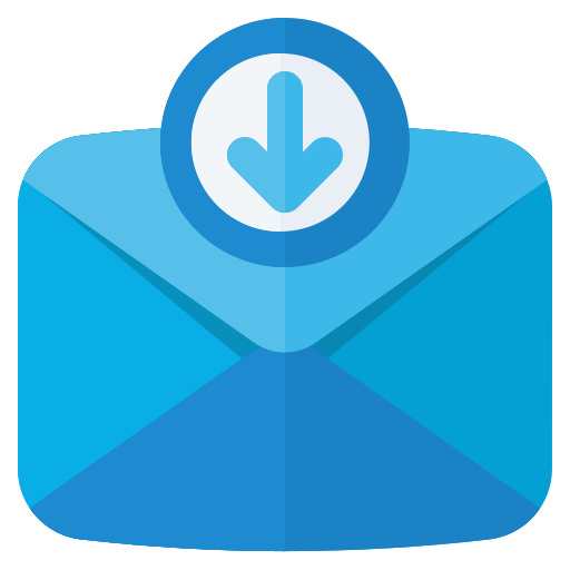 Incoming mail Generic color fill icon