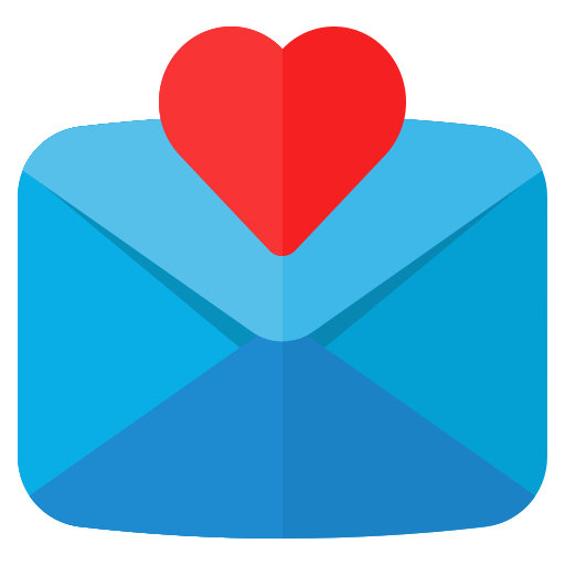 Любовная почта Generic color fill иконка