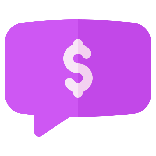 discussion financière Generic color fill Icône