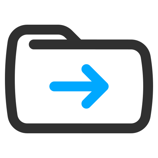 ファイルの移動 Generic color outline icon