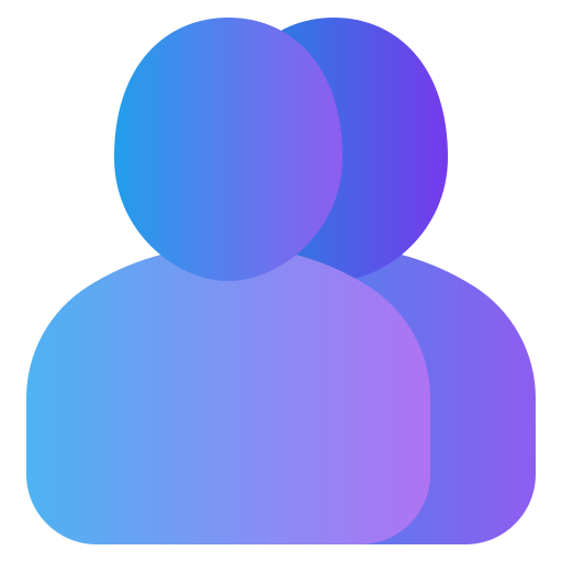 People Generic gradient fill icon
