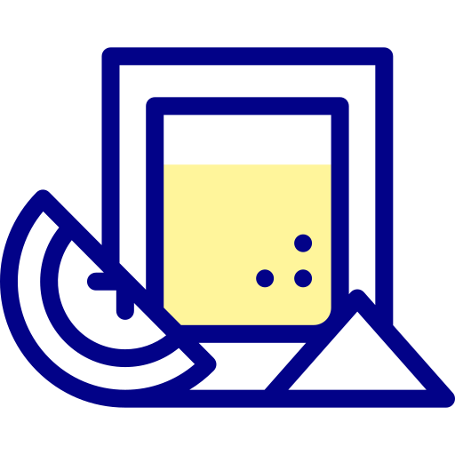 テキーラ Detailed Mixed Lineal color icon