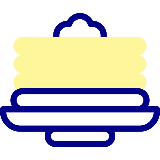 パンケーキ Detailed Mixed Lineal color icon