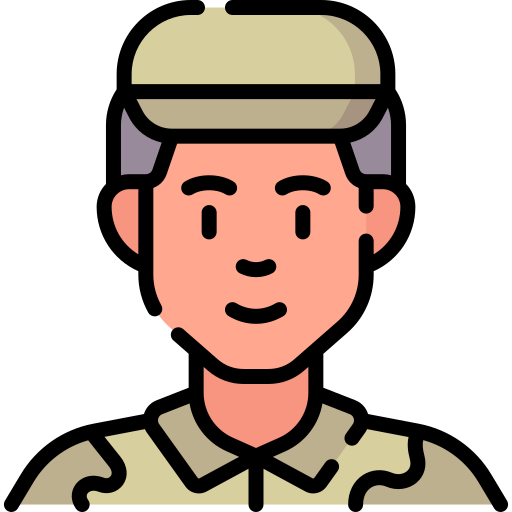 군인 Special Lineal color icon
