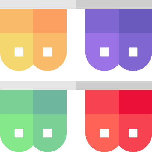 ホオジロ Basic Straight Flat icon