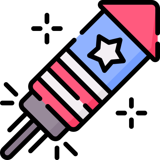 Fireworks Special Lineal color icon
