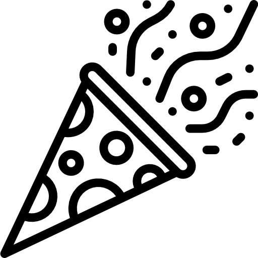 konfetti srip Lineal icon