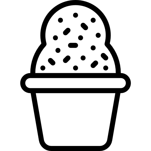 babeczka srip Lineal ikona
