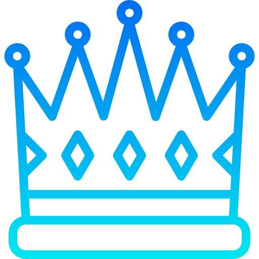 Crown srip Gradient icon