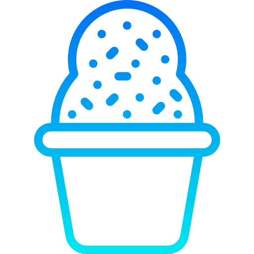 カップケーキ srip Gradient icon