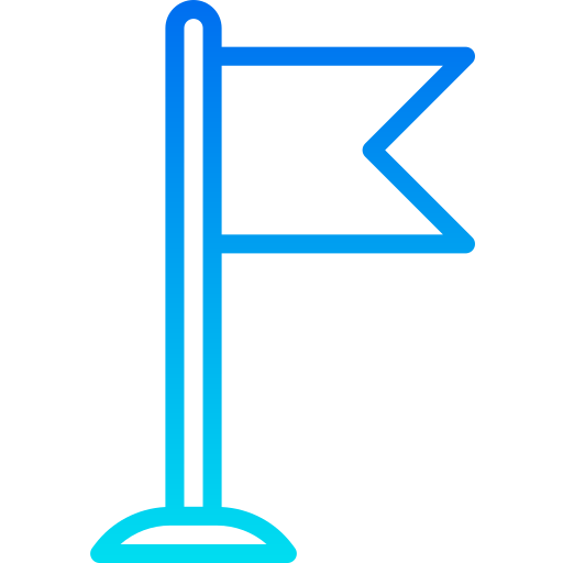 깃발 srip Gradient icon