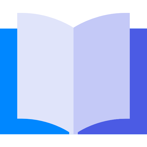 boek Basic Straight Flat icoon