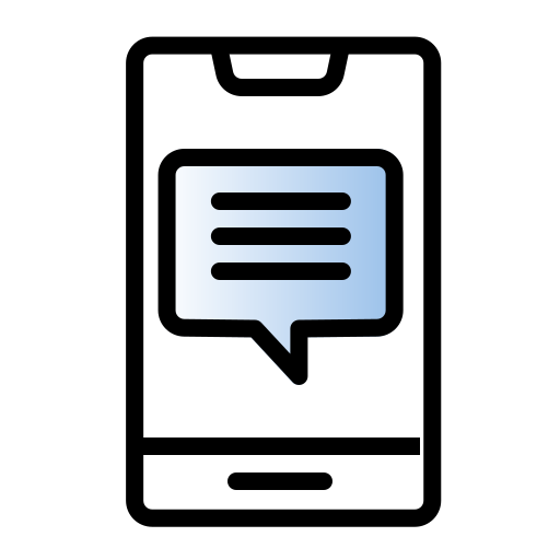 Phone chat Generic gradient lineal-color icon