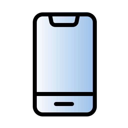 Handphone Generic gradient lineal-color icon