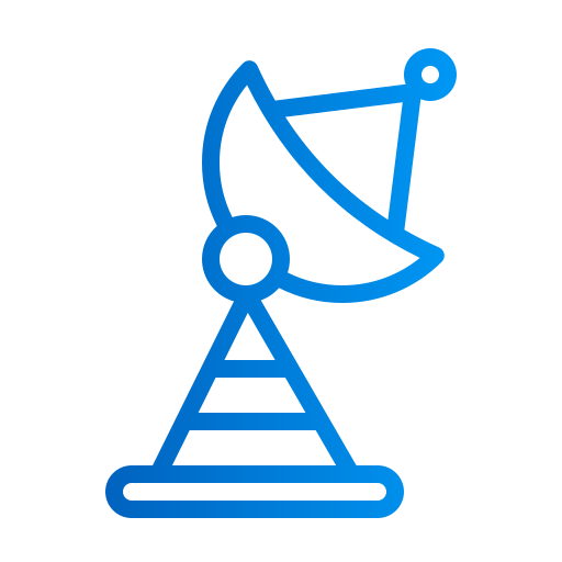 Satellite Generic gradient outline icon