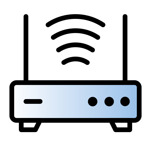 router wifi Generic gradient lineal-color ikona