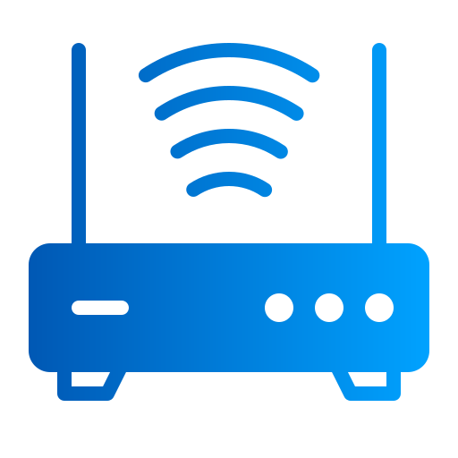 routeur wi-fi Generic gradient fill Icône