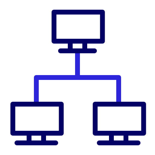 réseau informatique Generic color outline Icône