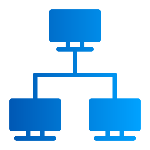 rede de computadores Generic gradient fill Ícone