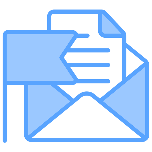 correo electrónico marcado Generic color lineal-color icono