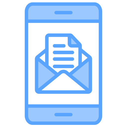 Mobile email Generic color lineal-color icon