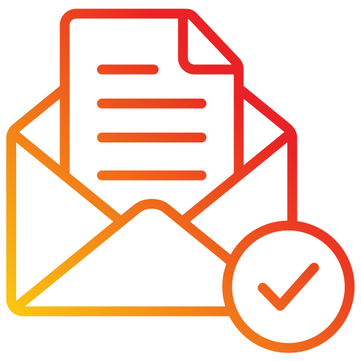 Email message Generic gradient outline icon