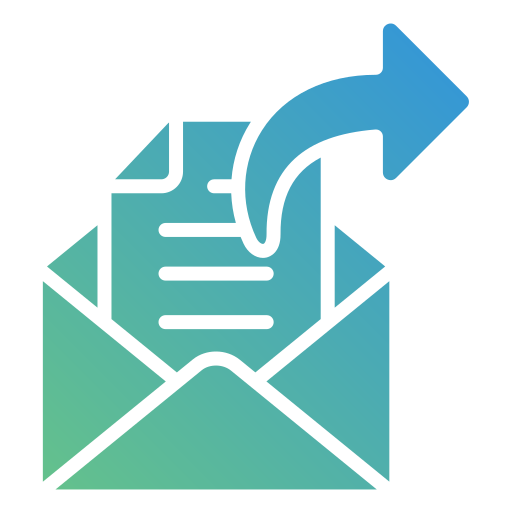 mail gesendet Generic gradient fill icon