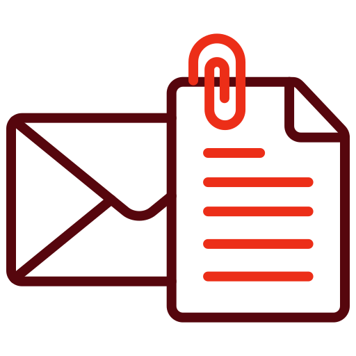 mail anhang Generic color outline icon