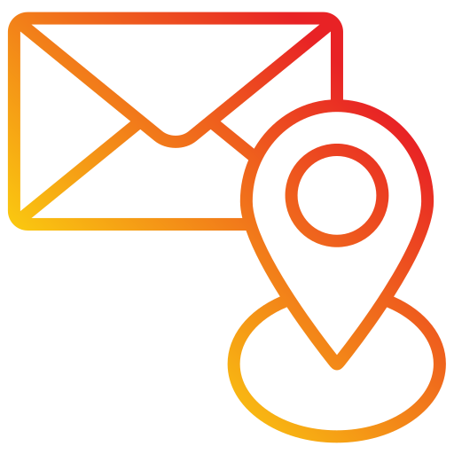 dirección de correo electrónico Generic gradient outline icono