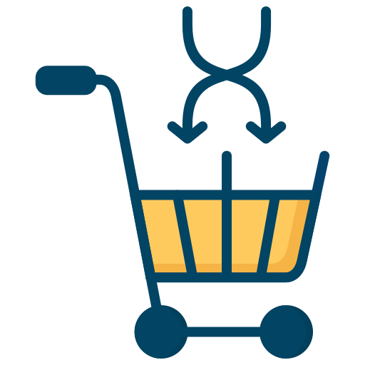 온라인 쇼핑 Generic color fill icon