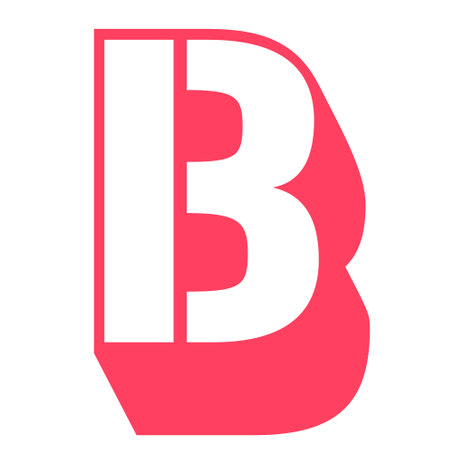 Letter b Generic color fill icon