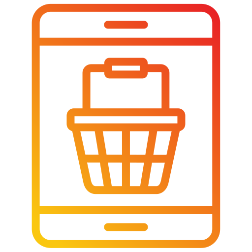 Mobile commerce Generic gradient outline icon