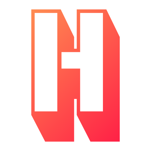 letra h Generic gradient fill icono