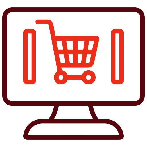 sito di e-commerce Generic color outline icona