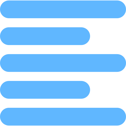 alignement horizontal Generic color fill Icône