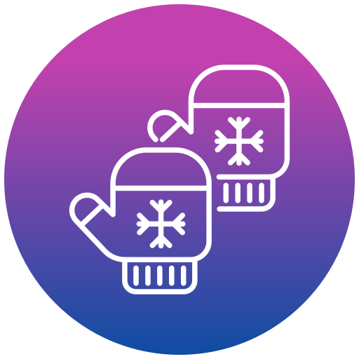 Mittens Generic gradient fill icon