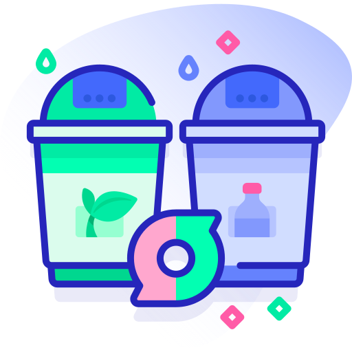 Recycle bin Special Ungravity Lineal color icon