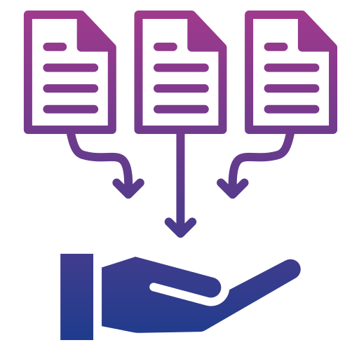 datos Generic gradient fill icono