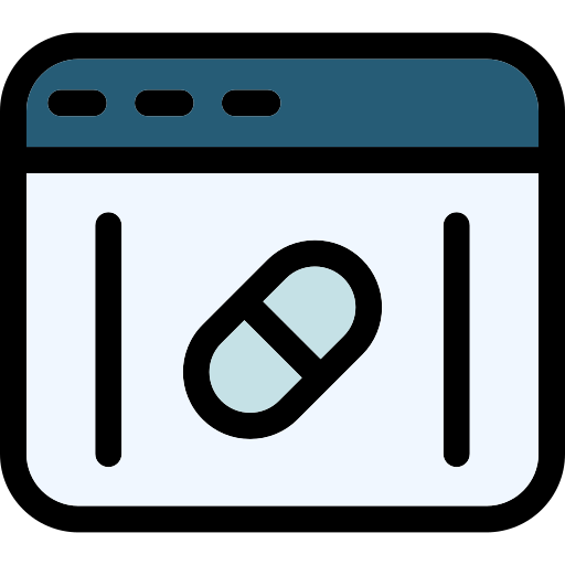 farmacia en línea Generic color lineal-color icono