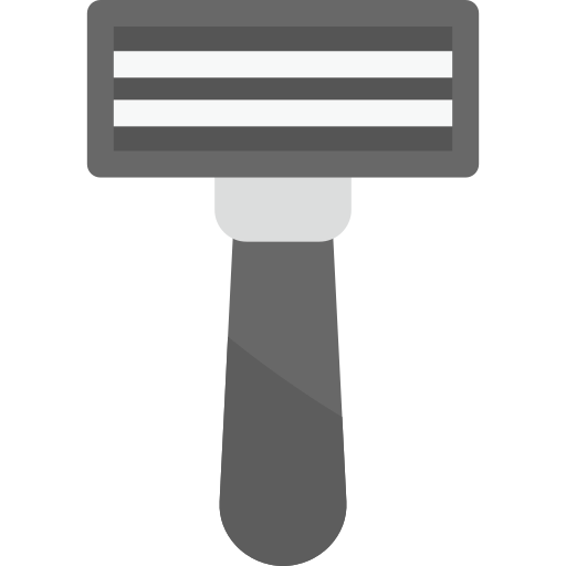cuchilla de afeitar Generic color fill icono