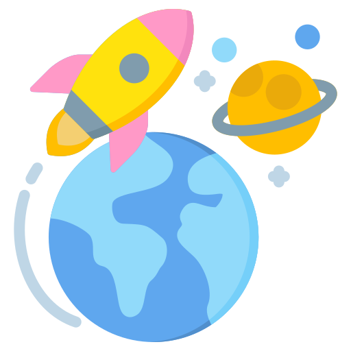 eksploracja kosmosu Generic color fill ikona